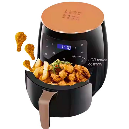 Friteuse à air multifonctionnelle haute capacité 1400W 6l personnalisée
