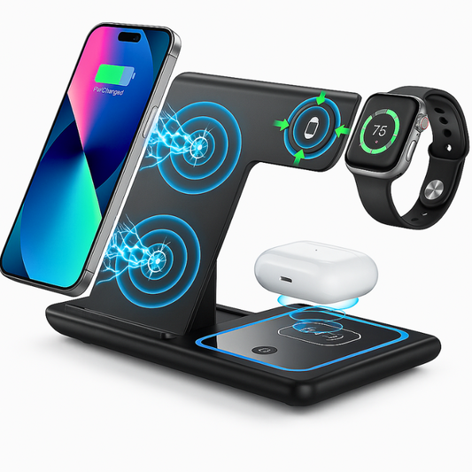 Chargeur Magnétique Sans Fil 3-en-1